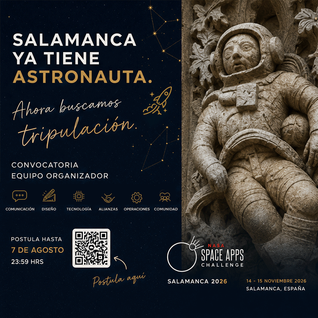 Convocatoria equipo organizador Space Apps Salamanca 2026
